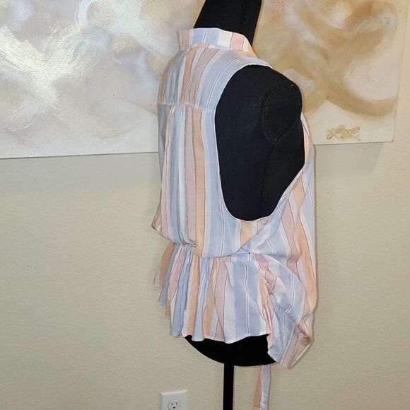 Free People Mckenzie Wrap Top in Ivory Combo Color (Size X-Small) - Picture 11 of 16